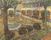 Vincent Van Gogh, The Courtyard of the Hosptial at Arles (nn04)